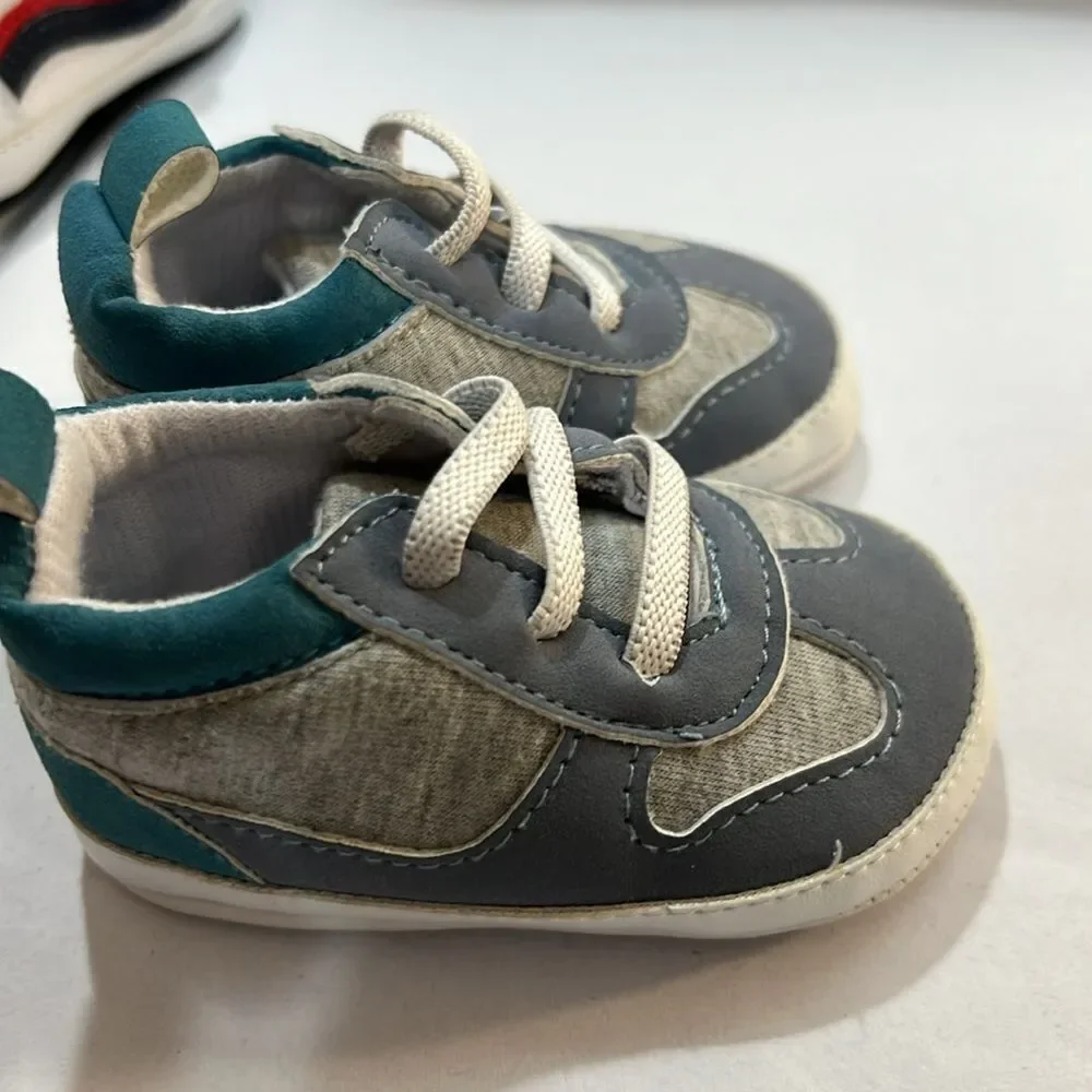Nautica and other brands bundle of 3 pair infant shoes EUC